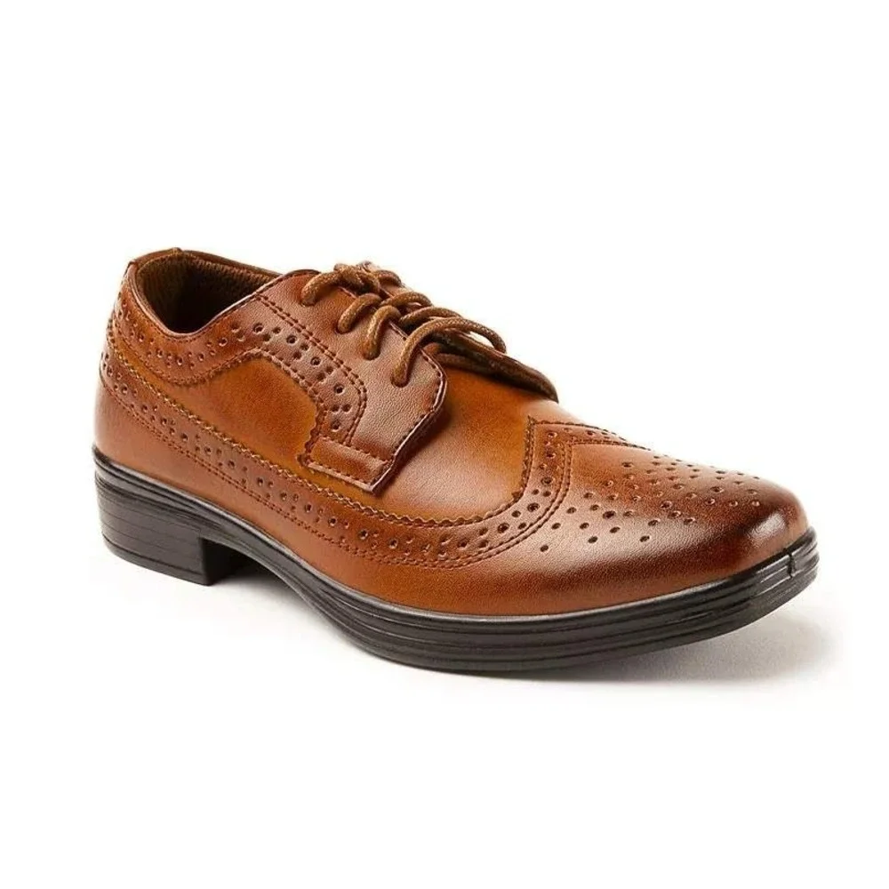Deer Stags Ace Boys' Wingtip Oxford Shoes Good Used Condition/No Box‎